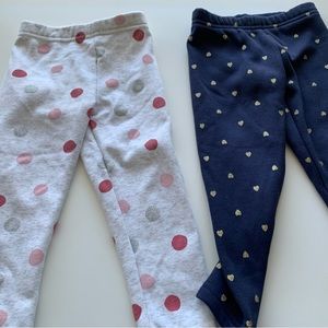 Carters fleece lined leggings
